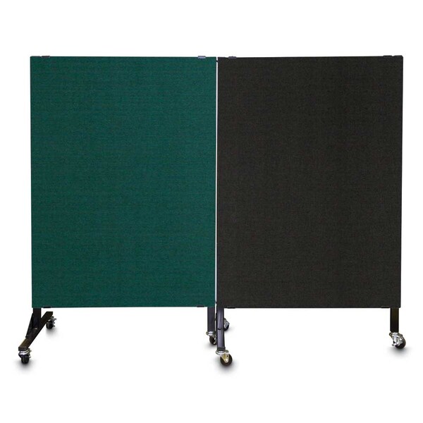 Enclosed Corkboard, 1 Door, 72"x48", 4" Fra